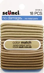 scünciPonytail Holders 18 ct