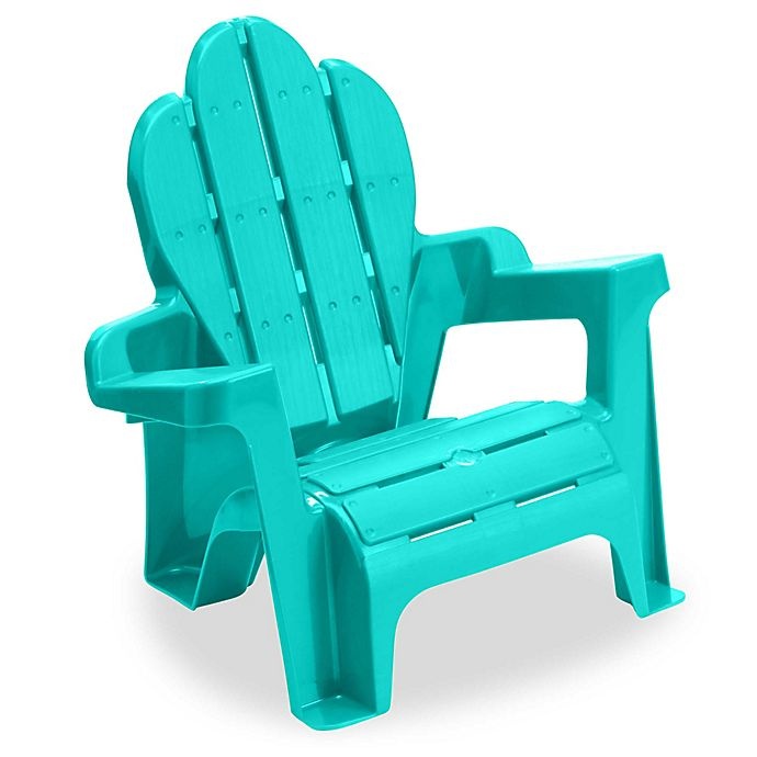 slide 1 of 2, American Plastic Toys Adirondack Chair - Teal, 1 ct