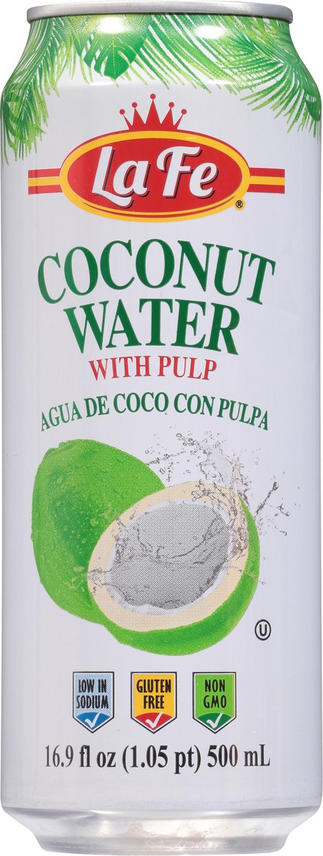 slide 3 of 12, La Fe Coconut Water, 16.9 fl oz
