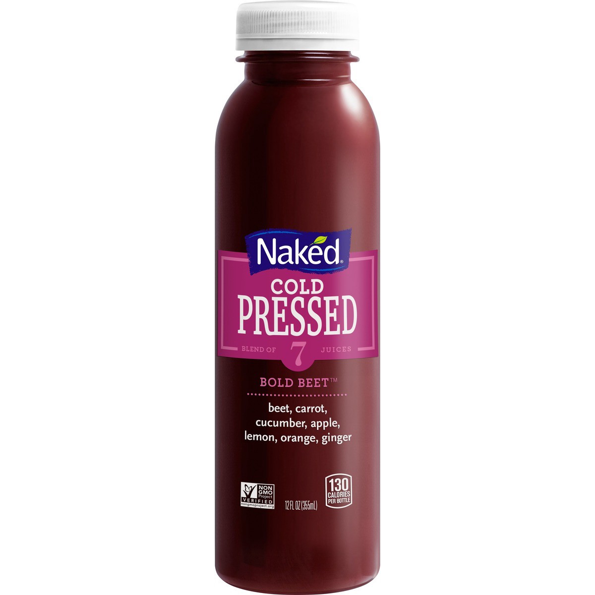 slide 7 of 8, Naked Cold Pressed 100% Juice Bold Beet - 12 oz, 12 oz