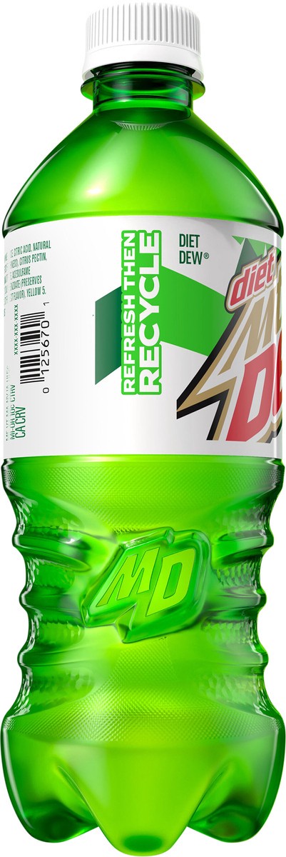 slide 2 of 4, Mountain Dew Diet Caffeine Free Soda Citrus 20 Fl Oz, 20 fl oz