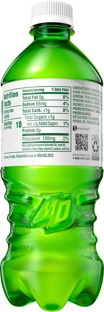 slide 4 of 4, Mountain Dew Diet Caffeine Free Soda Citrus 20 Fl Oz, 20 fl oz