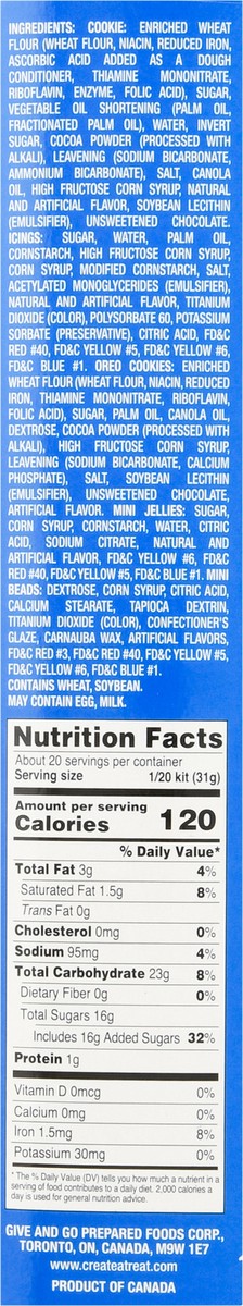 slide 3 of 13, Create A Treat Oreo Cookie Kit Train 22.1 oz, 22.1 oz