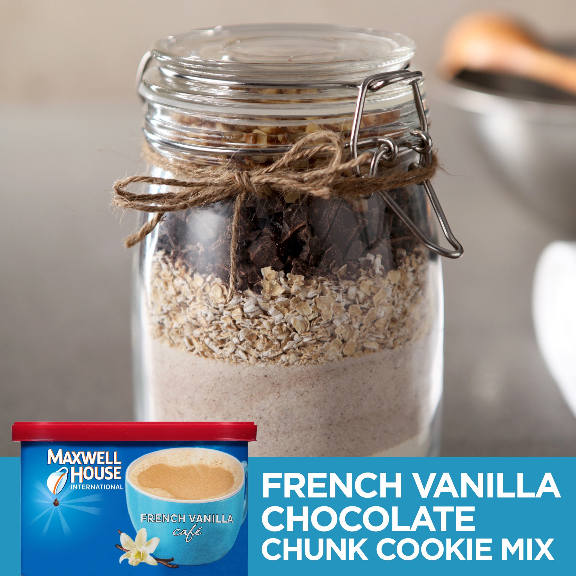 slide 6 of 7, Maxwell House French Vanilla Cafe Beverage Mix Tub - 8.4 oz, 8.4 oz