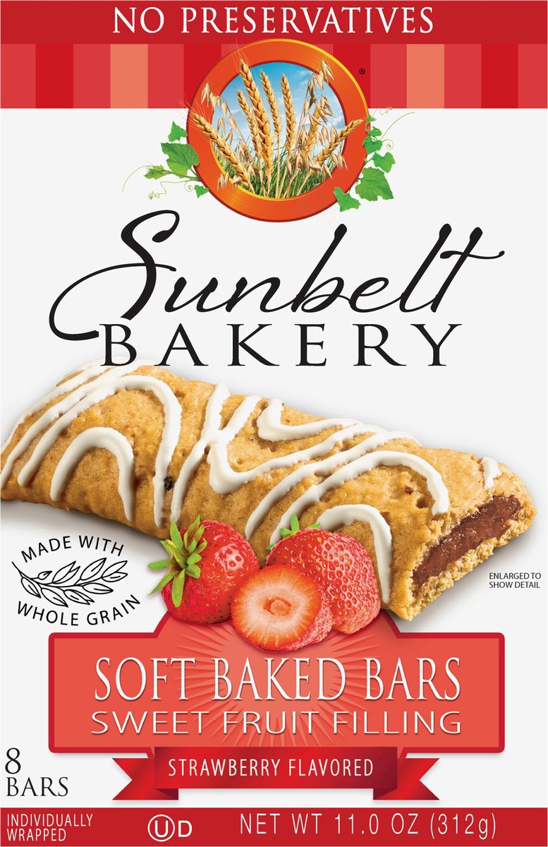 slide 4 of 12, Sunbelt Bakery Soft Baked Bars, Sunbelt Bakery Family Pack Strawberry, 8 ct