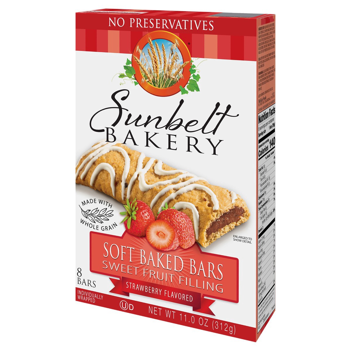 slide 12 of 12, Sunbelt Bakery Soft Baked Bars, Sunbelt Bakery Family Pack Strawberry, 8 ct