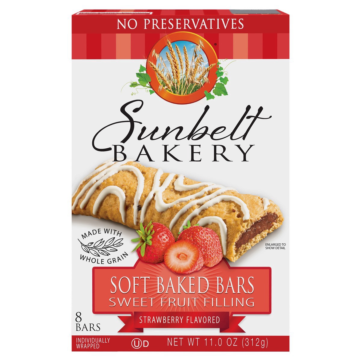 slide 6 of 12, Sunbelt Bakery Soft Baked Bars, Sunbelt Bakery Family Pack Strawberry, 8 ct