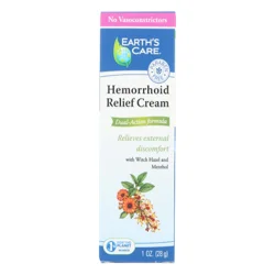 Earth's Care Hemorrhoid Relief Cream