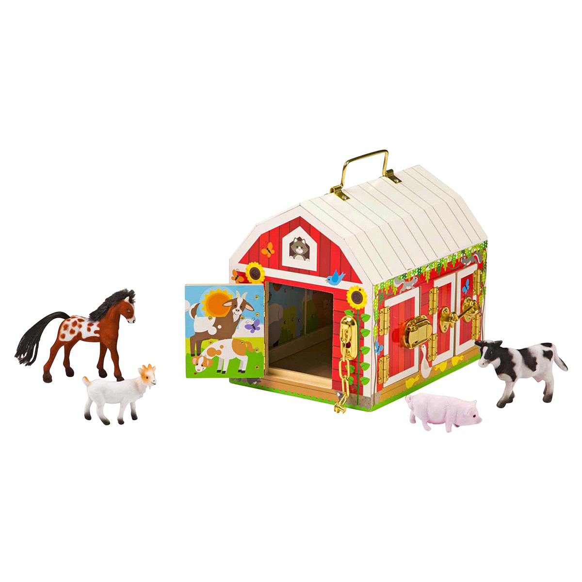 slide 10 of 44, Melissa & Doug Latches Barn, 1 ct