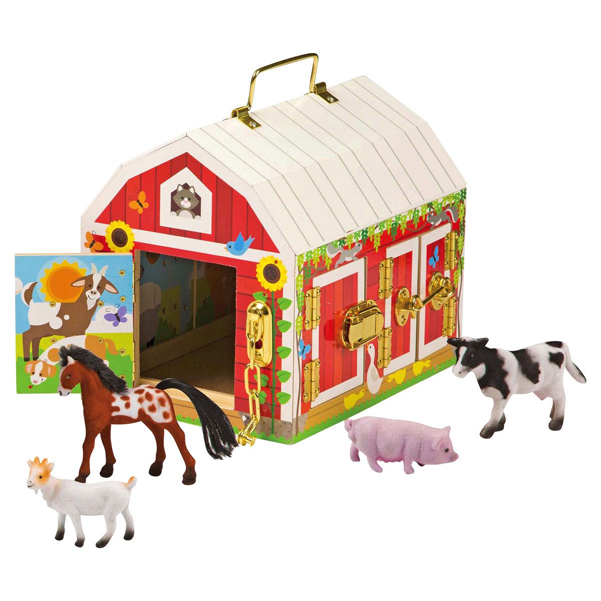slide 12 of 44, Melissa & Doug Latches Barn, 1 ct
