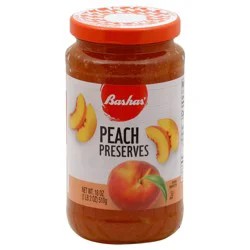 Bashas' Peach Preserves 18 oz