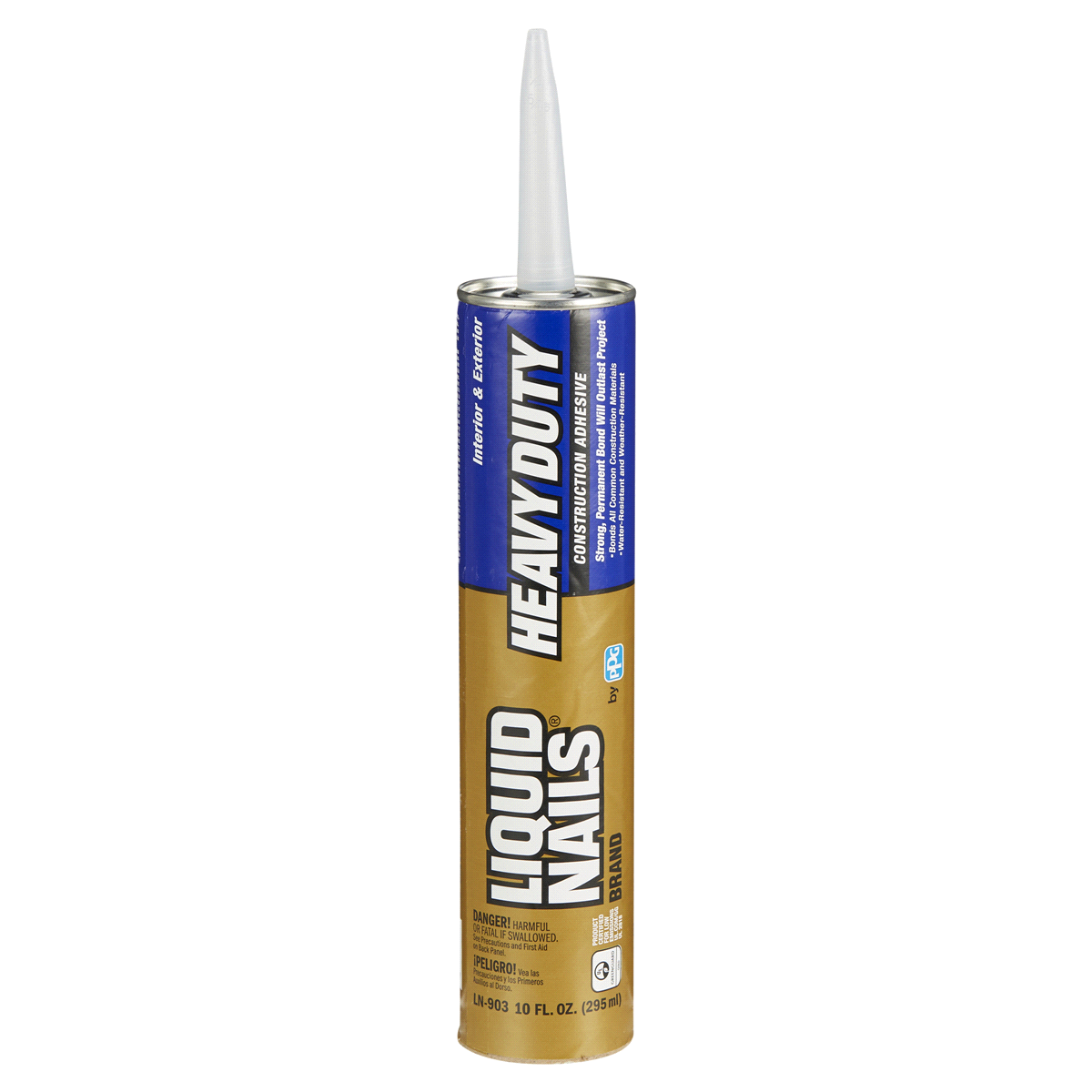 slide 1 of 1, Liquid Nails Heavy Duty Adhesive, 10 fl oz