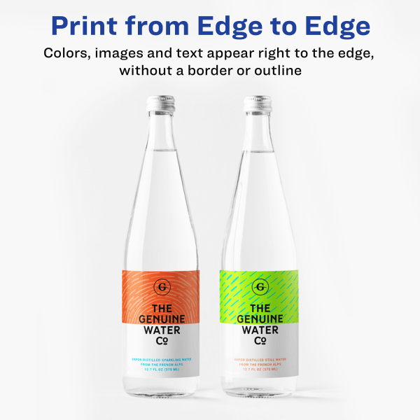 slide 2 of 9, Avery® Print-to-the-Edge Shipping Labels With Sure Feed® Technology, 6876, Rectangle, 4-3/4"" x 7-3/4"", White, Pack Of 50, 50 ct