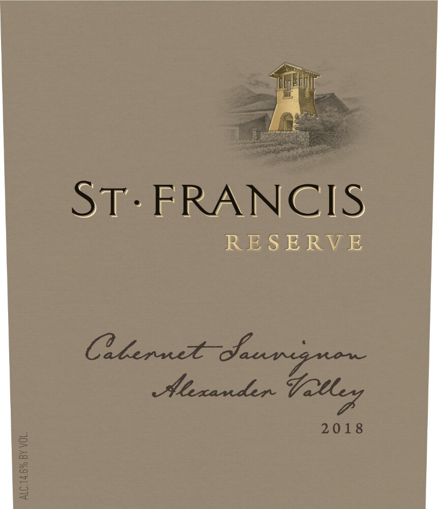 slide 2 of 2, St. Francis Reserve Cabernet Sauvigno, 750 ml