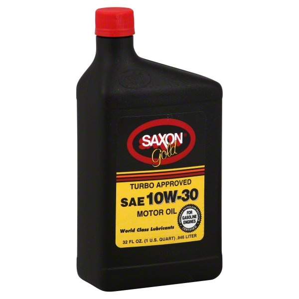 slide 1 of 1, Saxon Gold Motor Oil, SAE 10-30, 1 qt