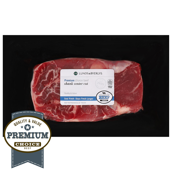 slide 1 of 1, Lunds & Byerlys Shank Center Cut Beef 1 ea, per lb