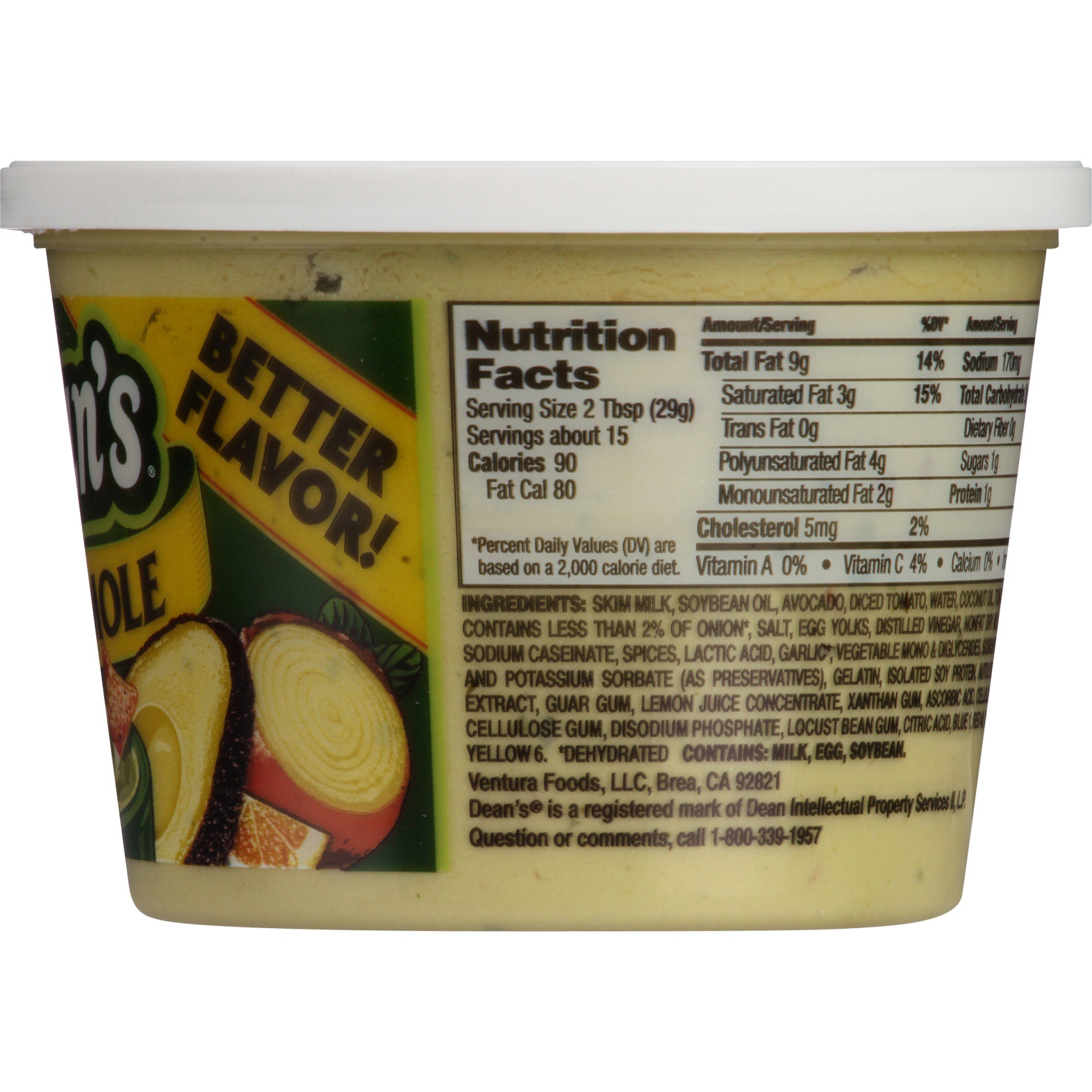 slide 5 of 6, Dean's Dip 16 oz, 16 oz