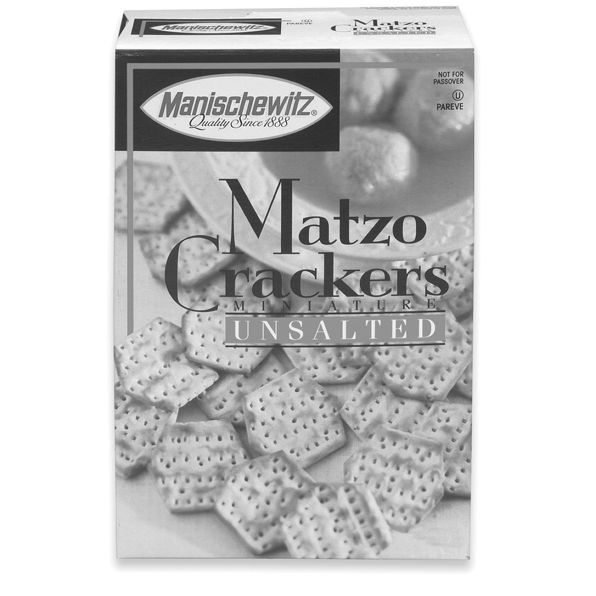 slide 1 of 1, Manischewitz Miniature Matzo Crackers - Unsalted, 8 oz