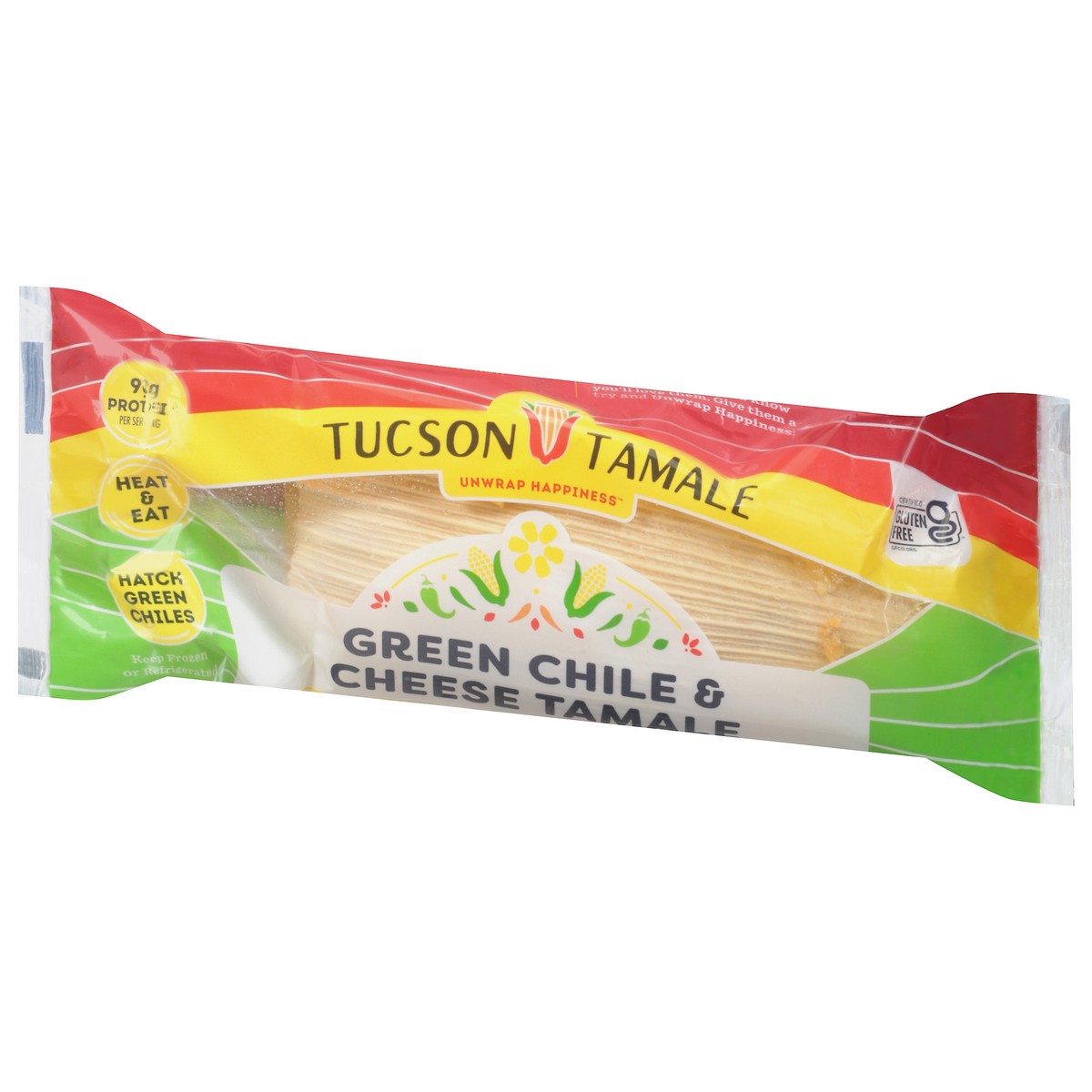 slide 7 of 9, Tucson Tamale Green Chile & Cheese Tamale 5 oz, 5 oz