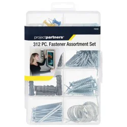 Project Partners Fastener Assortment Set, 312 Each