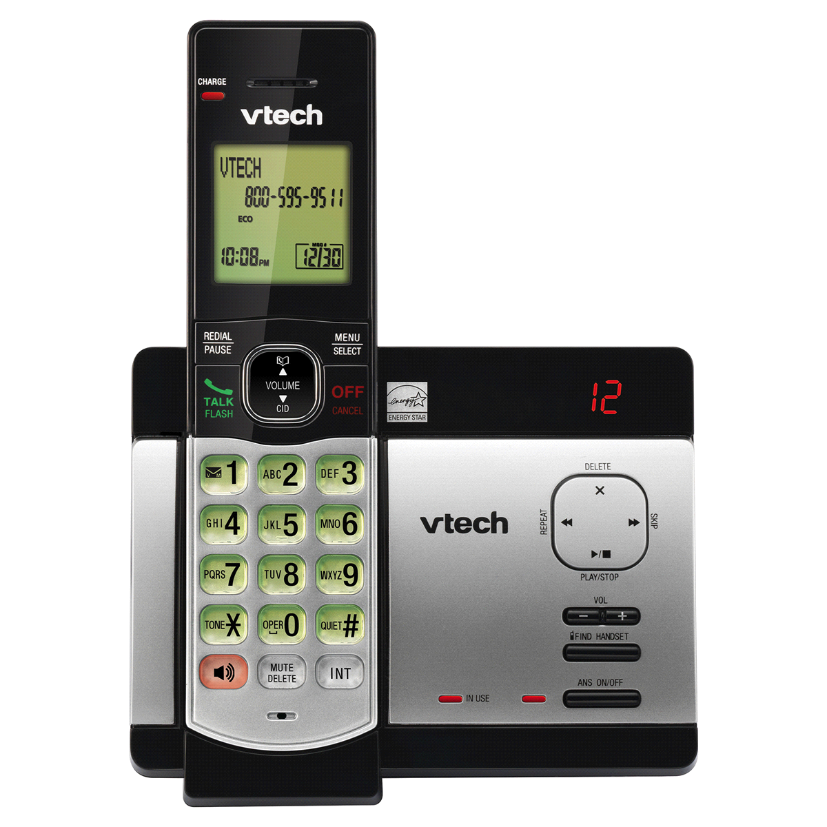 slide 1 of 1, VTech Cordless Answering System with Caller ID, 1 ct