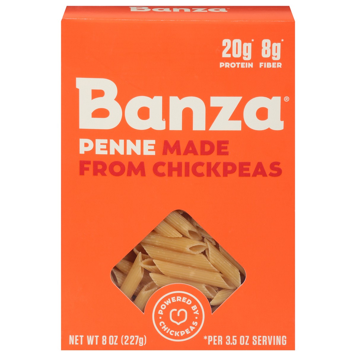 slide 1 of 9, Banza Made from Chickpeas Penne 8 oz, 8 oz