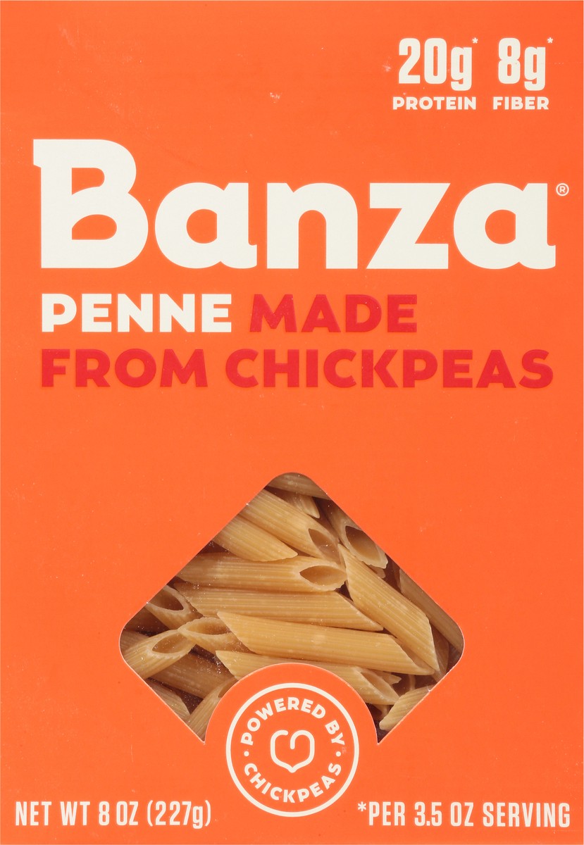 slide 6 of 9, Banza Made from Chickpeas Penne 8 oz, 8 oz
