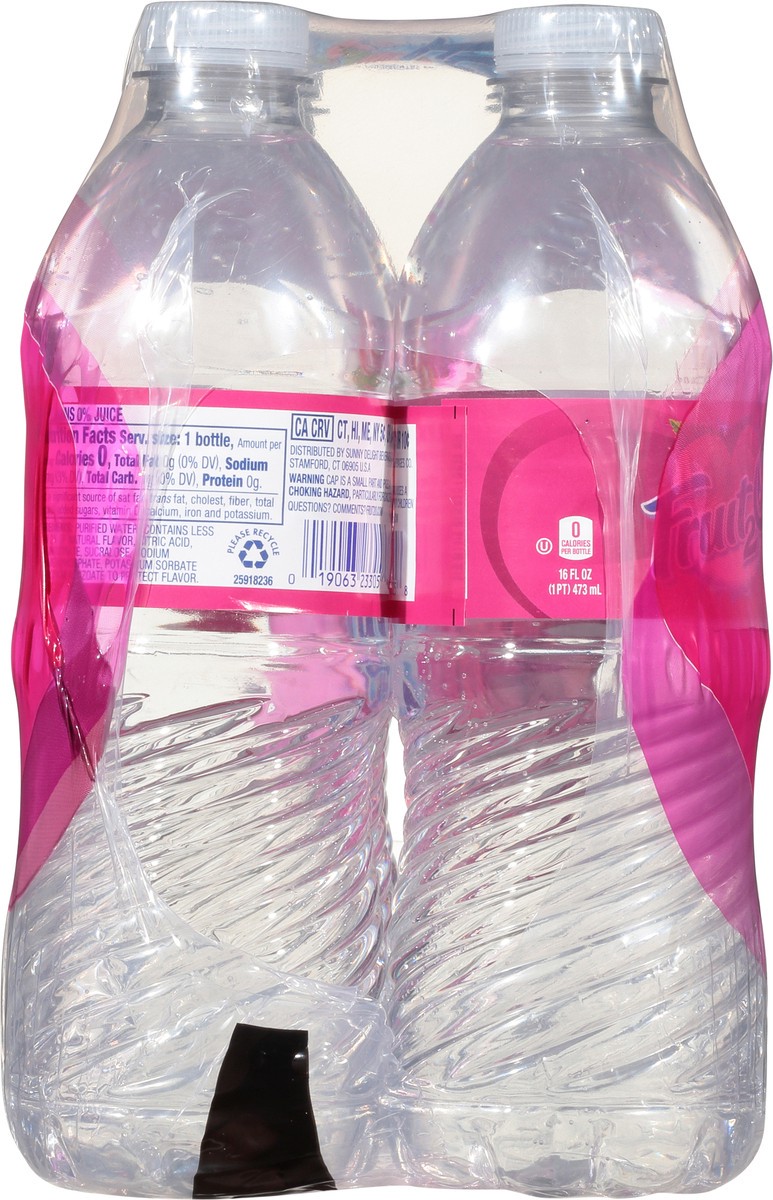 slide 2 of 10, Fruit Flavored Water Beverage Natural Raspberry - 6 ct; 16 fl oz, 6 ct; 16 fl oz