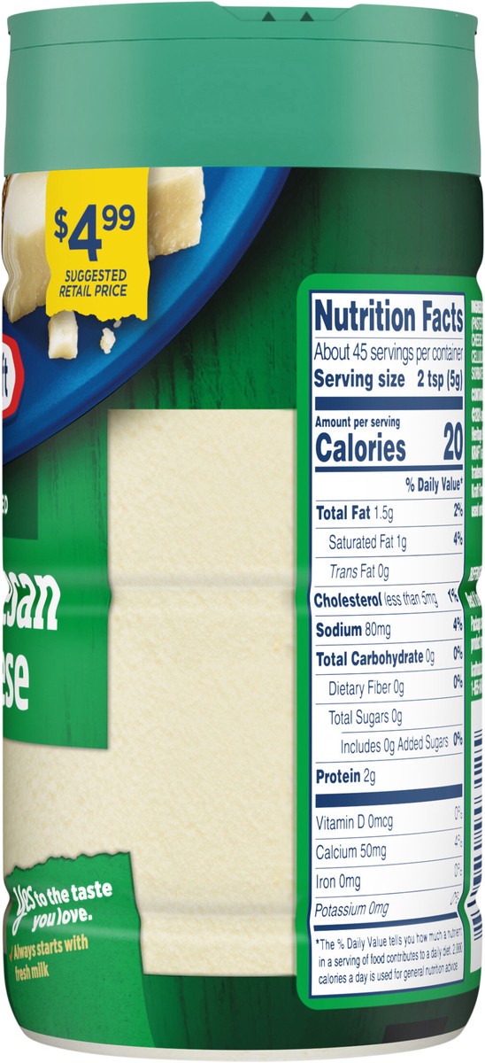slide 4 of 14, Kraft Grated Parmesan Cheese 8 oz, 8 oz