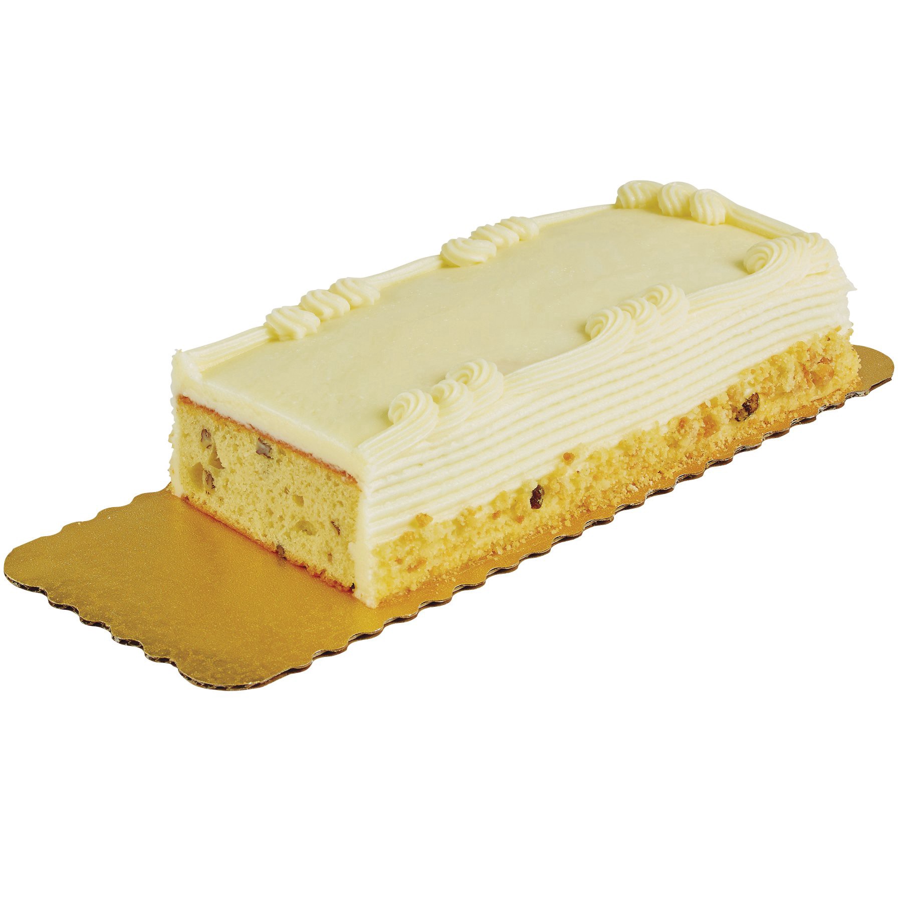 slide 1 of 1, H-E-B Bakery Italian Cream Cake, 1/8 bar