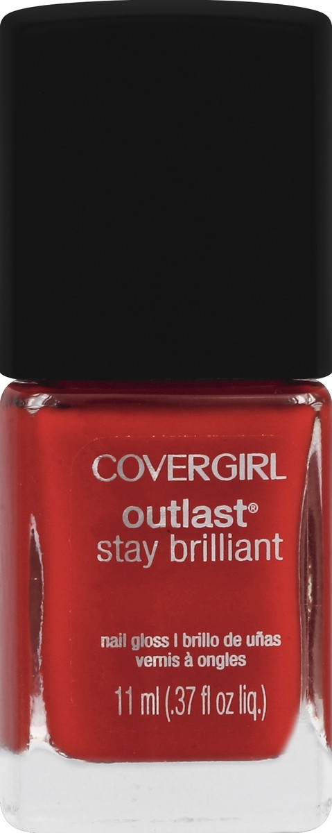 slide 2 of 3, Covergirl Outlast Ever Reddy Nail Gloss, 1 ct