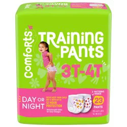 Comforts Girls Training Pants Size 3T-4T (32-40 Lbs)