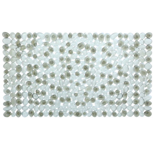 slide 1 of 1, Slip X Pebble Bath Mat, Gray, 1 ct