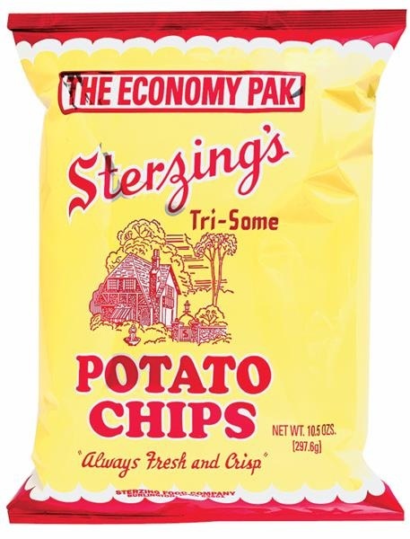 slide 1 of 1, Sterzing's Potato Chips, 10.5 oz