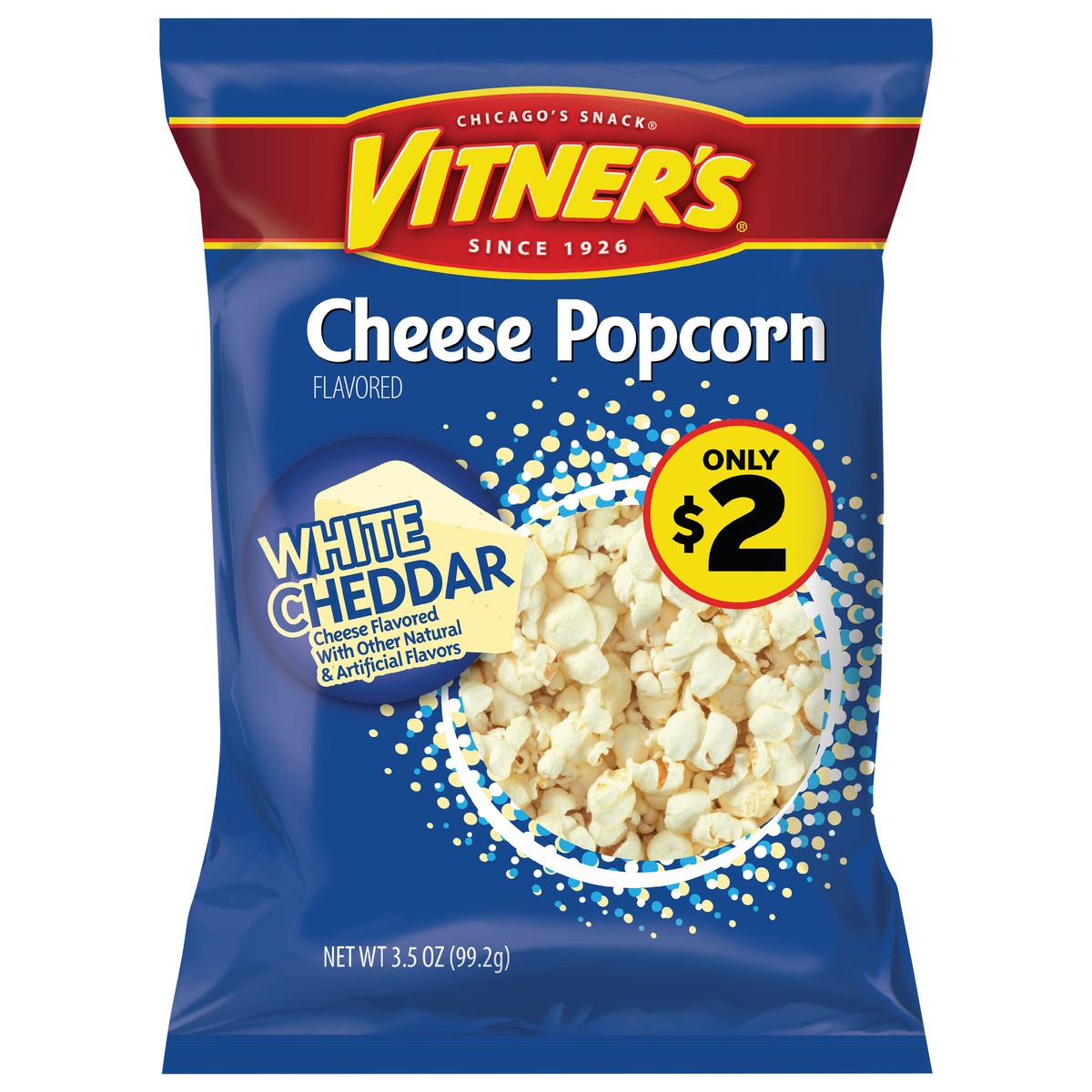 slide 1 of 12, Vitner's Vitner's White Cheddar Popcorn - 3.5 oz, 3.5 oz