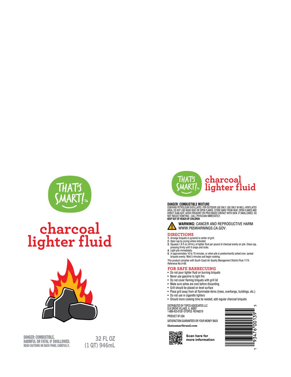 slide 9 of 13, That's Smart! Charcoal Lighter Fluid, 32 fl oz