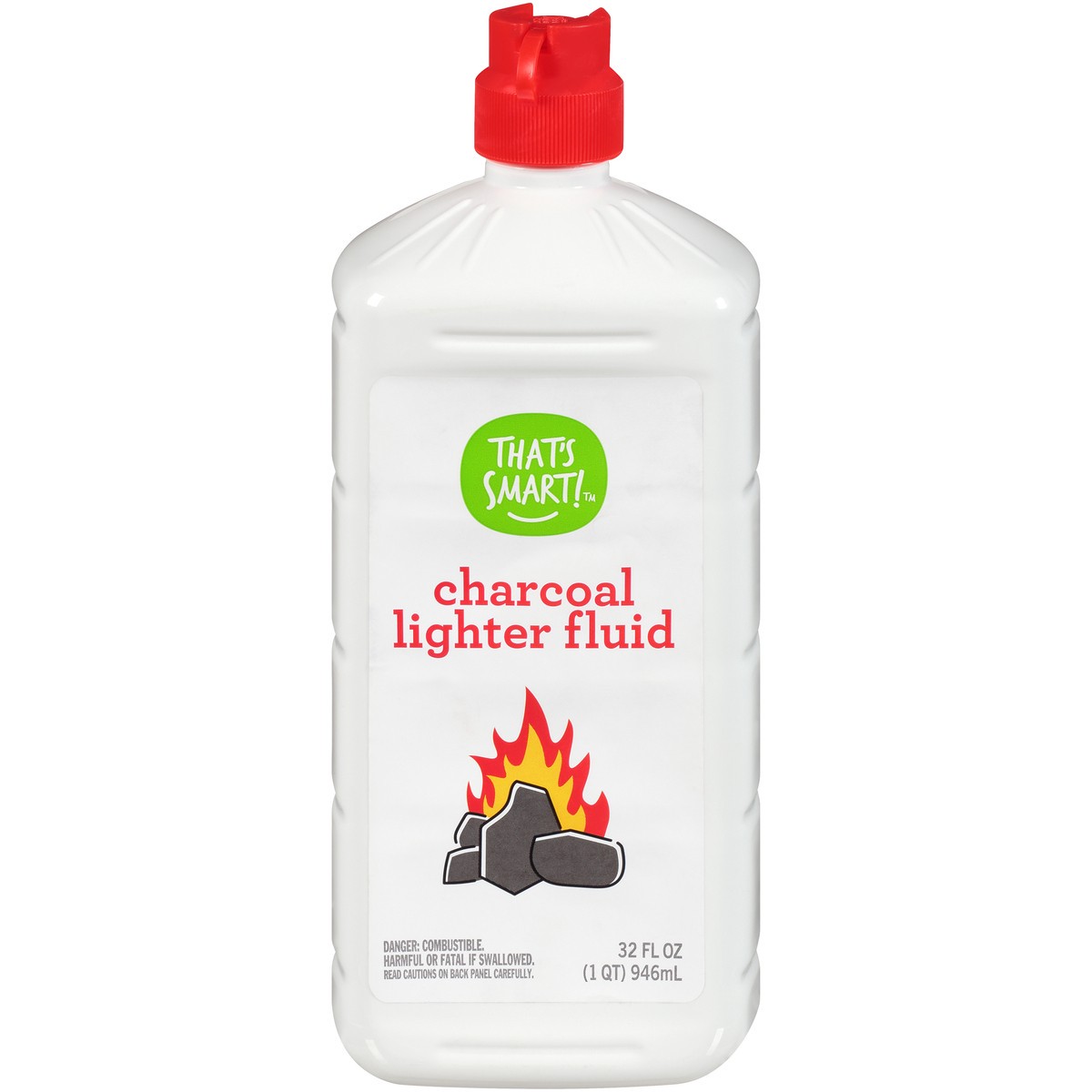 slide 1 of 13, That's Smart! Charcoal Lighter Fluid, 32 fl oz