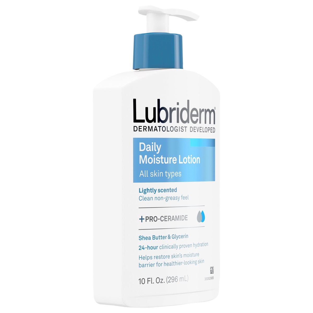 slide 7 of 7, Lubriderm Daily Moisture Lotion + Pro-Ceramide, 10 Fl. Oz, 10 fl oz
