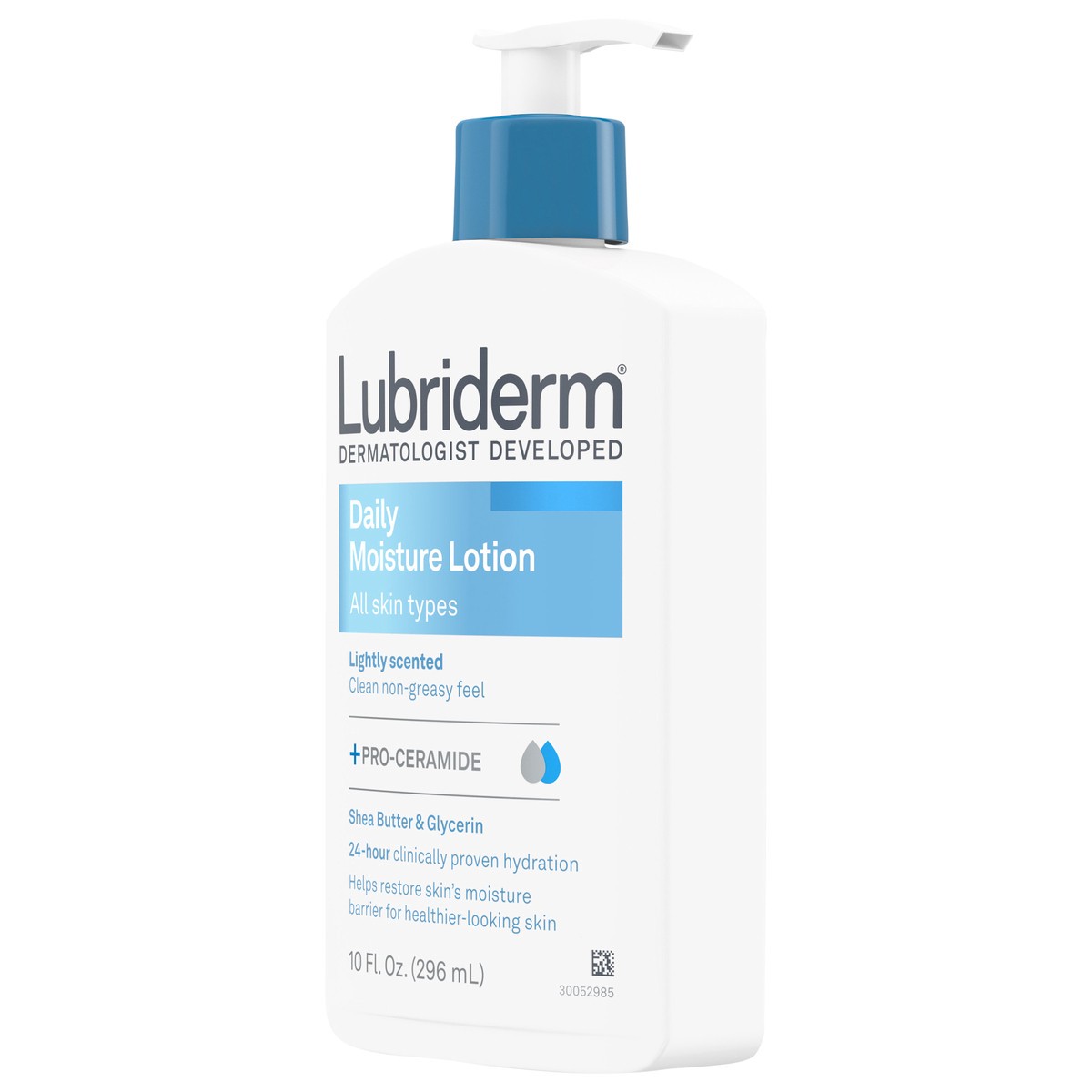 slide 3 of 7, Lubriderm Daily Moisture Lotion + Pro-Ceramide, 10 Fl. Oz, 10 fl oz
