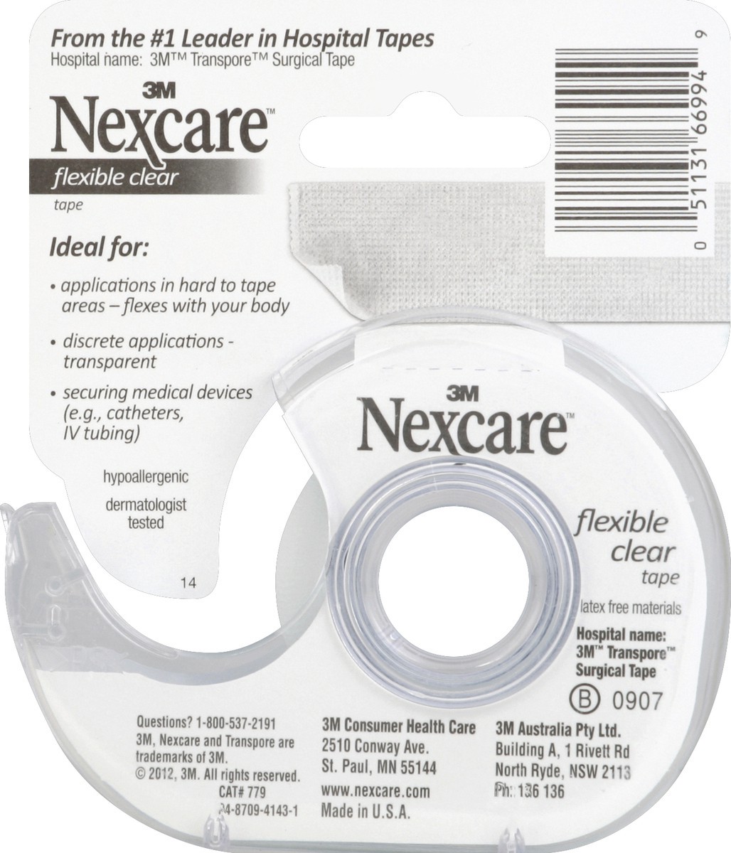 slide 4 of 4, Nexcare Hospital Tape 1 ea, 34 in x 7 yd