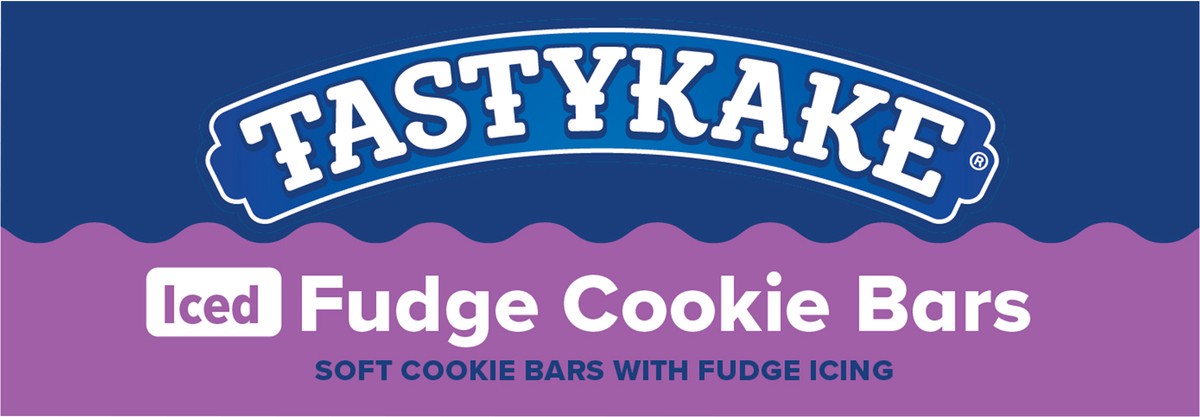 slide 11 of 13, Tastykake Iced Fudge Cookie Bars 6 - 1.75 oz Packages, 