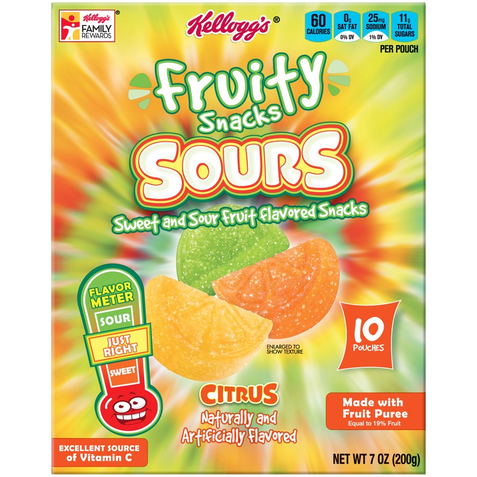 slide 1 of 6, Kellogg's Fruity Snacks 10 ea, 10 ct