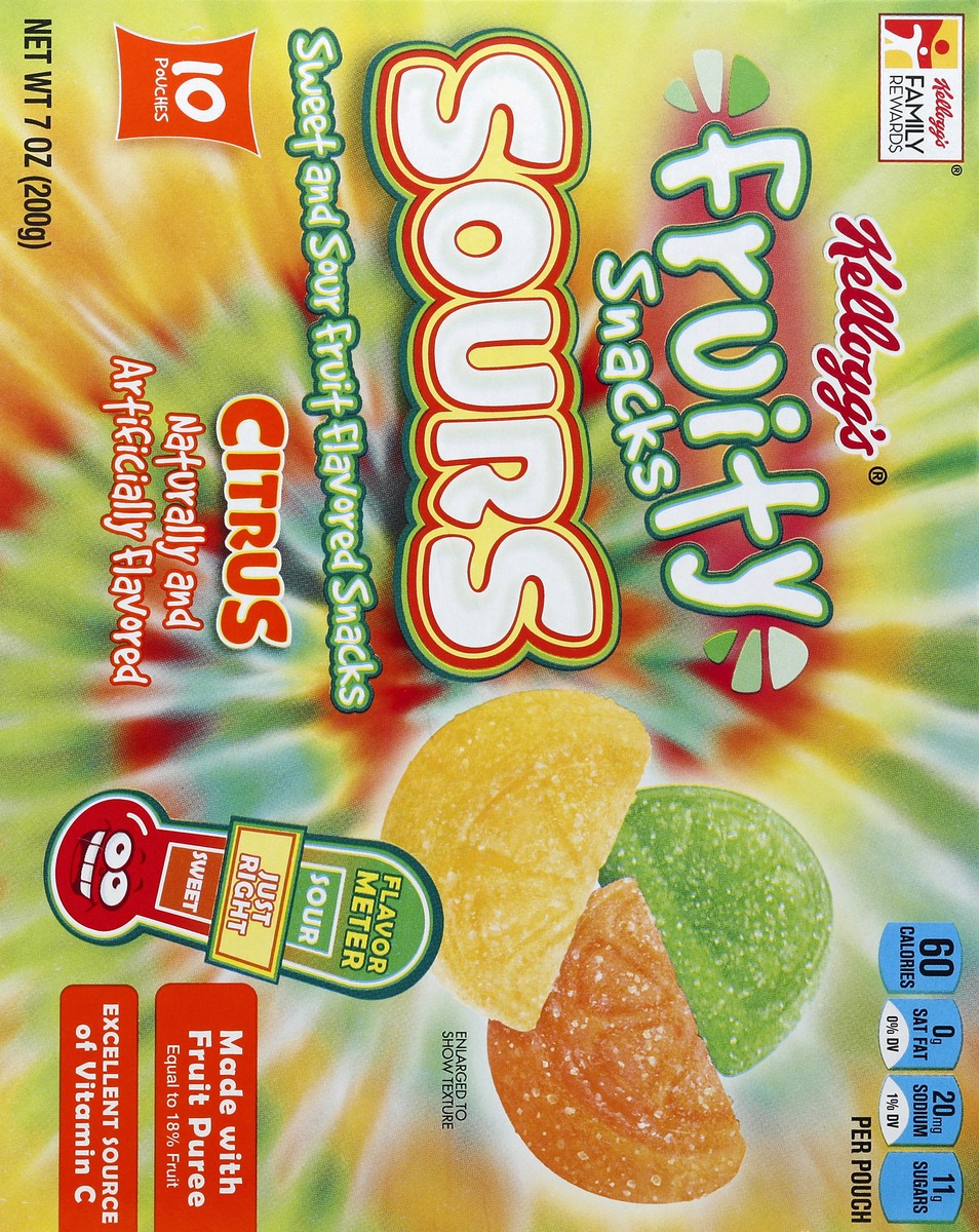 slide 6 of 6, Kellogg's Fruity Snacks 10 ea, 10 ct