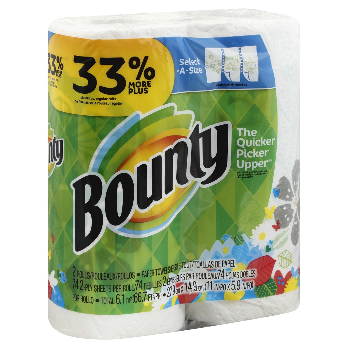 slide 4 of 5, Bounty Paper Towels 2 ea, 2 ct