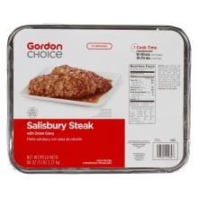 slide 1 of 1, Gordon Choice Salisbury Steak With Onion Gravy, 12 ct