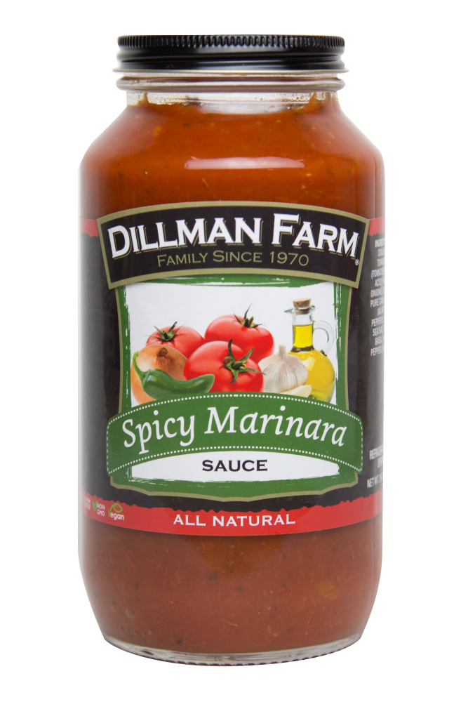 slide 1 of 1, Dillman Farm Spicy Marinara Sauce, 1 ct