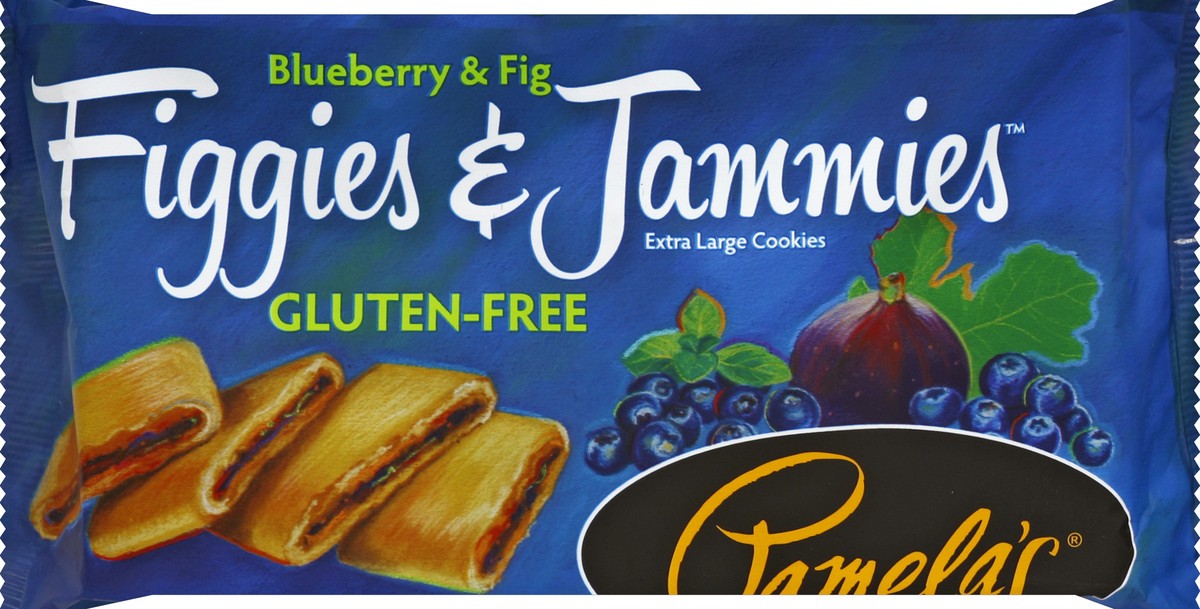 slide 5 of 5, Pamela's Figgies Jammies Blueberry Fig Cookie, 9 oz