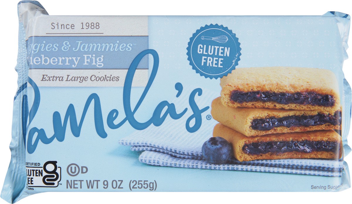 slide 6 of 9, Pamela's Figgies & Jammies Blueberry Fig Cookies Extra Large 9 oz, 9 oz