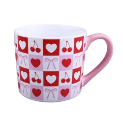 Meijer Corporate Seasonal Val Ceramic Mug 16 oz