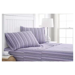 Truly Soft Purple Awning Twin Sheet set